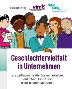 Das Titelblatt der Broschüre "Geschlechtervielfalt in Unternehmen".